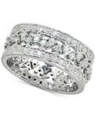 Giani Bernini Cubic Zironia Crown Ring In Sterling Silver, Created For Macy's