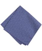 Bar Iii Men's Blue Number Print Pocket Square, Only At Macy's