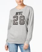 Polly & Esther Juniors' Nyc Embellished Graphic Sweatshirt