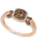 Le Vian Chocolatier Diamond Cluster Engagement Ring (1/2 Ct. T.w.) In 14k Rose Gold