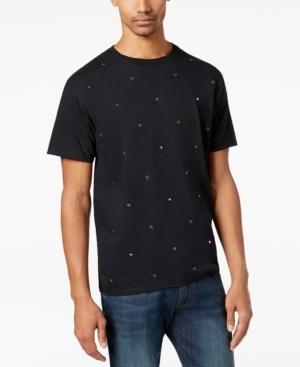 Sean John Men's Multi-studded T-shirt