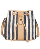 Giani Bernini Striped Straw Bucket Bag, Only At Macy's
