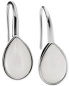 Skagen Silver-tone Sea Glass Drop Earrings