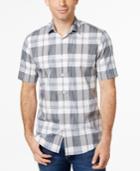 Alfani Red Slim-fit Plaid Shirt, Only At Macy's