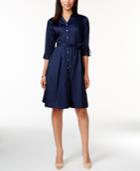 Charter Club Belted Shirtdress, Only At Macy's