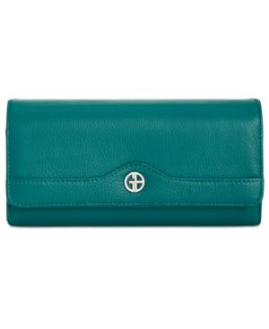Giani Bernini Pebble Leather Receipt Wallet, Created For Macy's