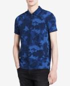Calvin Klein Jeans Men's Camo Four-button Polo