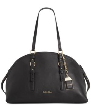 Calvin Klein Premium Leather Satchel