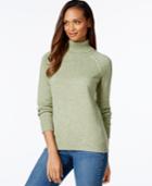 Karen Scott Petite Marled Turtleneck Sweater, Only At Macy's
