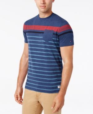 Tommy Hilfiger Men's Wagon Stripe Pocket T-shirt