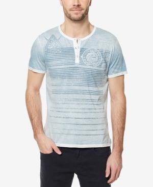 Buffalo David Bitton Men's Variable Striped Henley