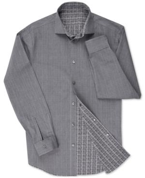 Calvin Klein X Men's Extra-slim Fit Reversible Dress Shirt