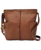 Fossil Lane North South Leather Crossbody