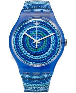 Swatch Unisex Swiss Centrino Multi-color Silicone Strap Watch 41mm Suos104