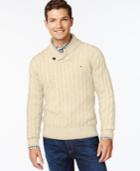 Tommy Hilfiger Intercontinental Shawl Sweater - Macy's Exclusive