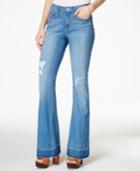 Jessica Simpson Uptown Slim Light Wash Flare-leg Jeans