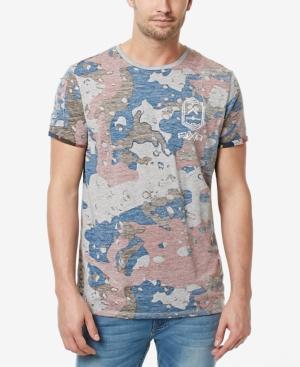Buffalo David Bitton Men's Tiway Camouflage Graphic-print T-shirt