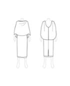 Customize: Lengthen Cape - Fame And Partners Long Cape Overlay Dress