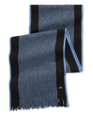 Hugo Boss Men's Fadon Side-stripe Scarf
