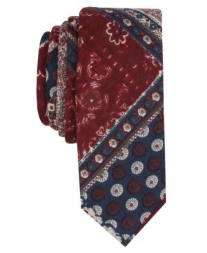 Original Penguin Men's Pershing Abstract Skinny Tie