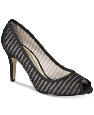 Adrianna Papell Flirt Peep-toe Evening Pumps Women's Shoes