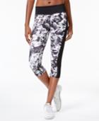 Ideology Floral-print Performance Cropped Leggings, Only At Macy's