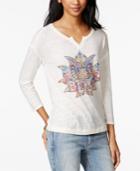 Lucky Brand Bliss Lotus Graphic T-shirt