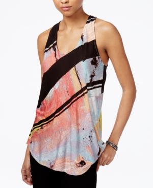 Rachel Rachel Roy Printed Tie-back Top, Only At Macy's