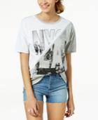 Pretty Rebellious Juniors' Cotton Ny/la Graphic-print T-shirt