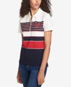 Tommy Hilfiger Half-zip Polo Top, Created For Macy's