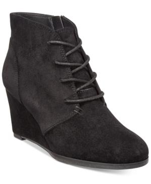 American Rag Baylie Lace-up Wedge Booties, Only At Macy's Women's Shoes