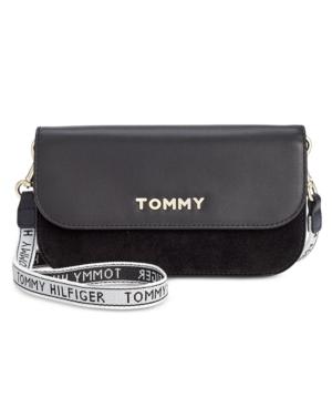Tommy Hilfiger Boxed Corporate Highlight Leather & Suede Crossbody Wallet