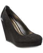 Thalia Sodi Miaa Almond-toe Platform Wedge Pumps, Only At Macy's Women's Shoes