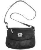 Giani Bernini Nappa Leather Saddle Flap Bag
