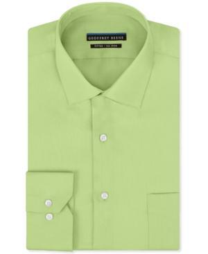 Geoffrey Beene No Iron Sateen Solid Dress Shirt