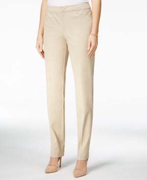 Charter Club Bi-stretch Slim-leg Pants, Only At Macy's