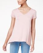 Hippie Rose Juniors' Strappy-back T-shirt