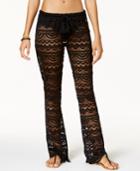 Miken Juniors Crochet Scalloped Pants Women's Swimsuit