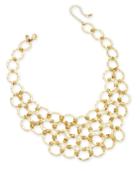Inc International Concepts Gold-tone Circle Link Statement Necklace, Only At Macy's