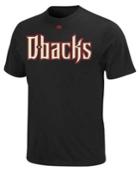 Majestic Men's Arizona Diamondbacks Wordmark T-shirt