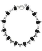 Bcbgeneration Silver-tone Black Collar Necklace