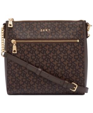 Dkny Signature Top-zip Crossbody, Created For Macy's