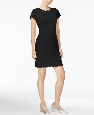 Maison Jules Scalloped Sheath Dress, Only At Macy's