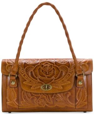 Patricia Nash Burnished Tooled Sanabria Medium Shoulder Bag
