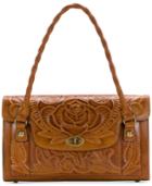 Patricia Nash Burnished Tooled Sanabria Medium Shoulder Bag