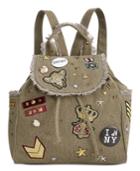 Steve Madden Wilson Medium Backpack With Patches & Pins