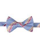 Countess Mara Men's Decker Stripe Pre-tied Bow Tie