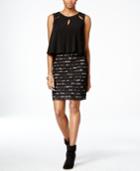 Thalia Sodi Embellished Lace Popover Dress, Only At Macy's