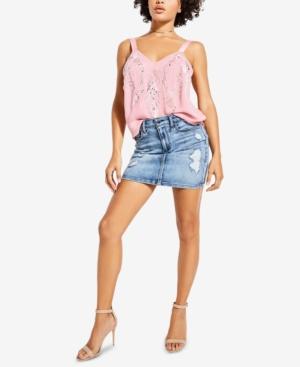 Guess Addison Embroidered Sequin Camisole