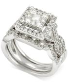 Diamond Bridal Set (1-1/3 Ct. T.w.) In 14k White Gold